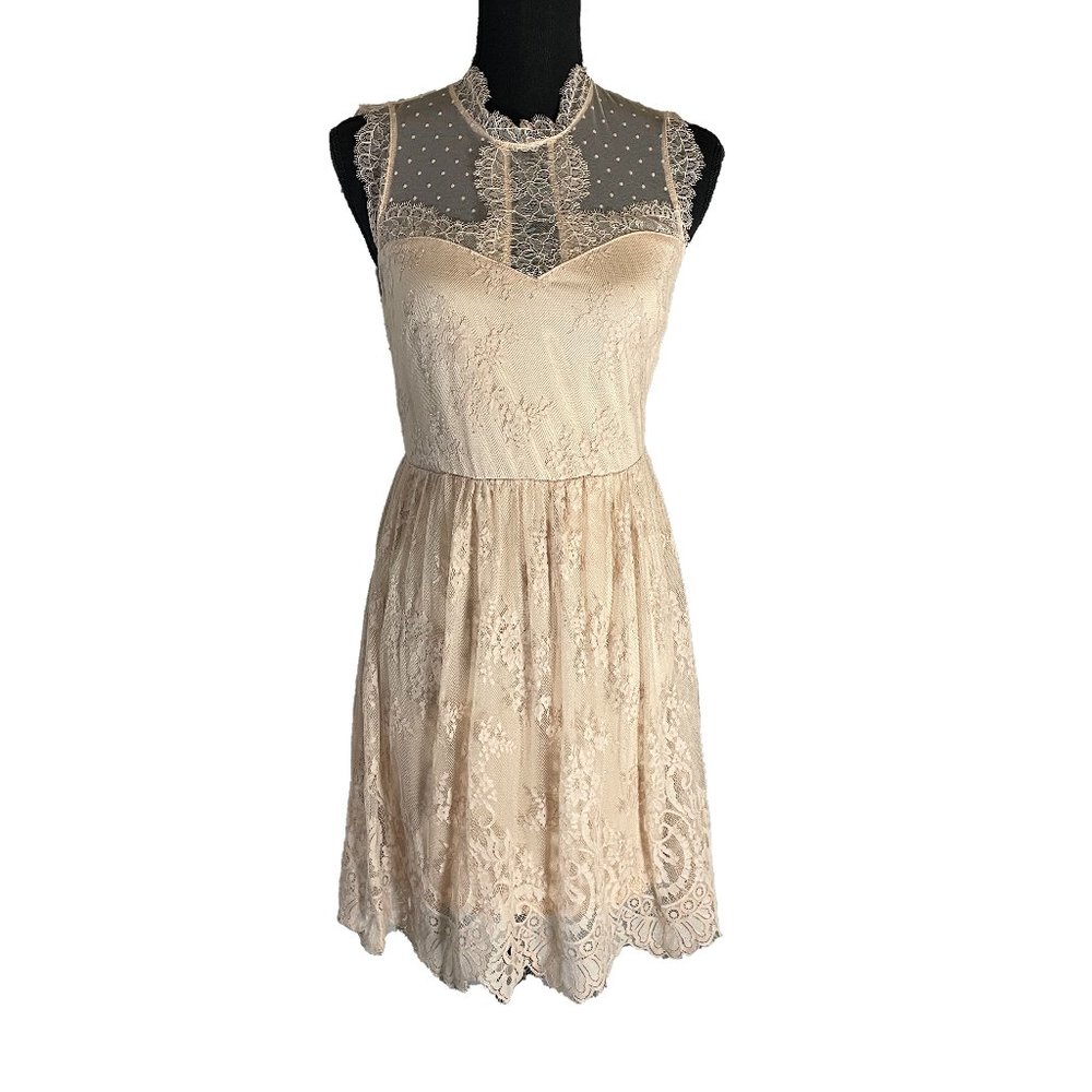H&M Cream Lace Dress